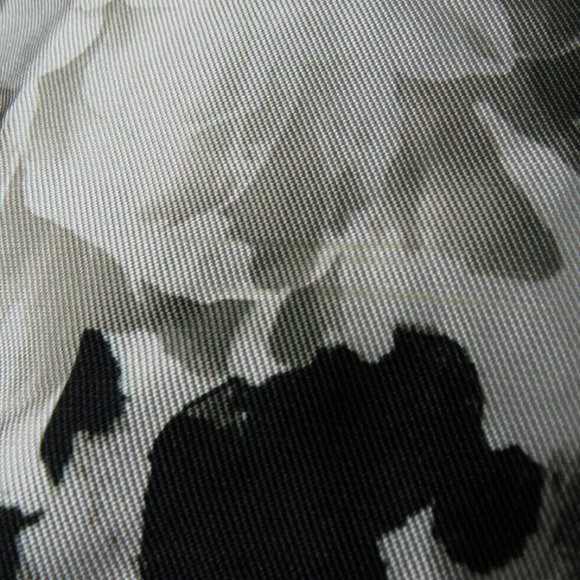 Black Gray Floral Circle Skirt,Zip Back,Crinoline - Picture 2 of 9